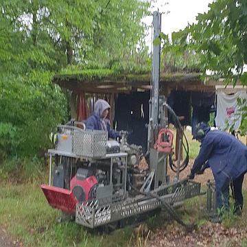 Bodengutachten - Maschine