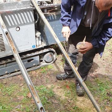 Bodengutachten - Bohrkern